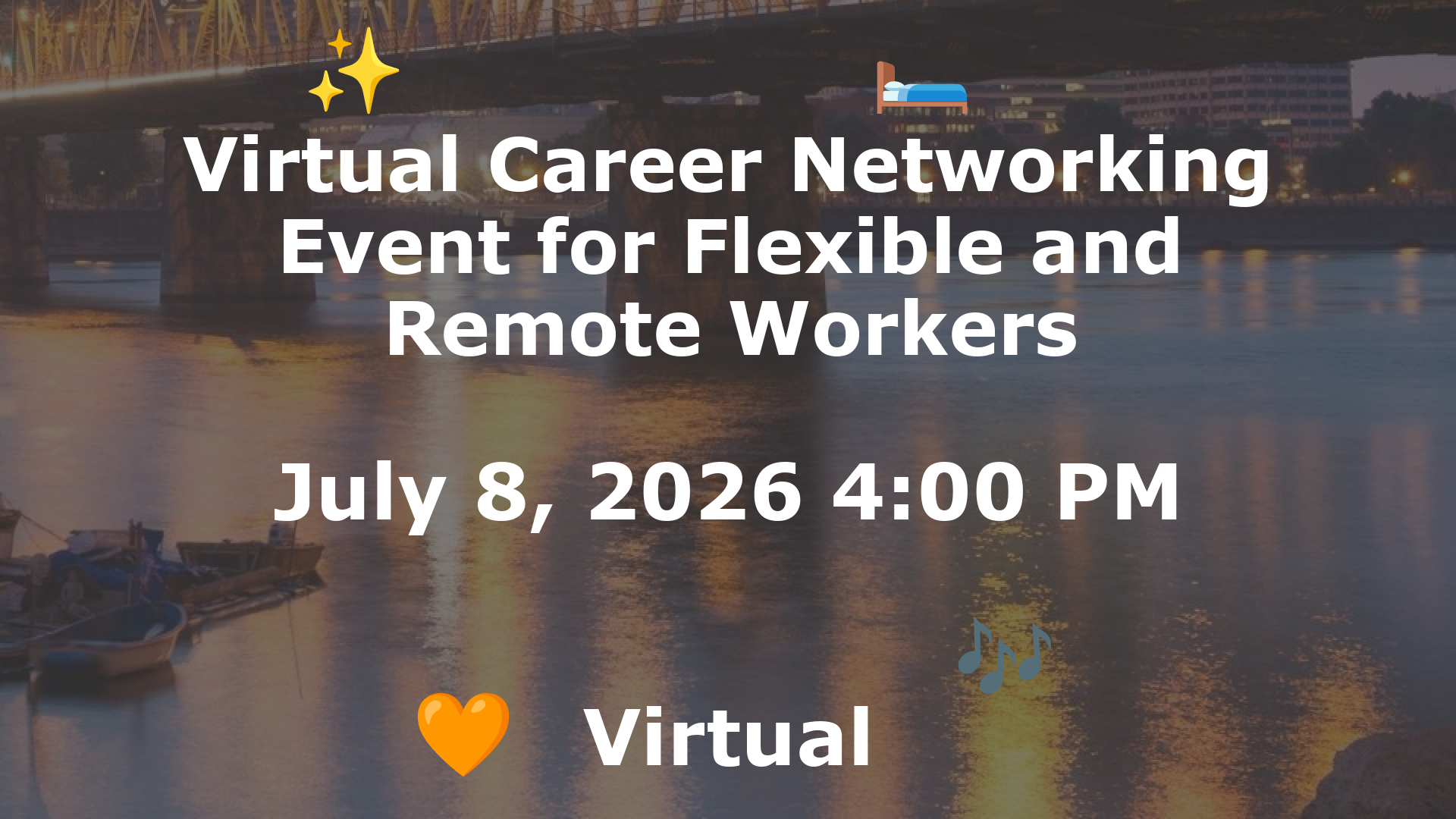 Virtual Career Networking Event for Flexible and Remote Workers event image